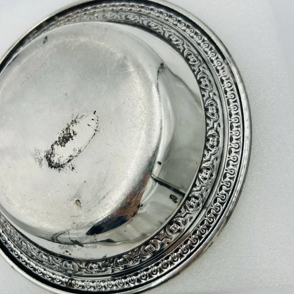 Vintage Reed & Barton #1203 Silverplated Dish Bowl 6.25”